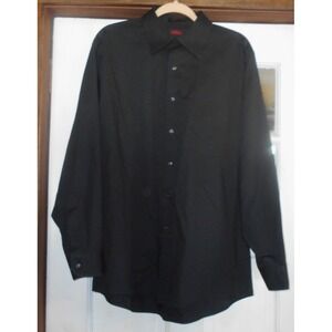 🔥 WORN ONCE J Garcia Men's Black Button-Down Shirt – XL 17 | Sleek & Stylish 🔥